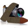 Art Tribute Camera Strap, Vintage Embroidered Neck Shoulder & Crossbody Camera Strap for DSLR Mirrorless Cameras, Fits Canon Nikon Sony Fujifilm, Quick Release, Photographer Gift, Brown Jeans view 1