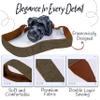 Art Tribute Camera Strap, Vintage Embroidered Neck Shoulder & Crossbody Camera Strap for DSLR Mirrorless Cameras, Fits Canon Nikon Sony Fujifilm, Quick Release, Photographer Gift, Brown Jeans view 3