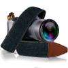 Art Tribute Camera Strap, Vintage Embroidered Neck Shoulder & Crossbody Camera Strap for DSLR Mirrorless Cameras, Fits Canon Nikon Sony Fujifilm, Quick Release, Photographer Gift, Blue Jeans view 1
