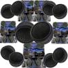 AUDIOBANK 5 Pairs 2000W Total Power Super High Frequency Mini Dome 1 Inch Car Tweeters 5X view 1