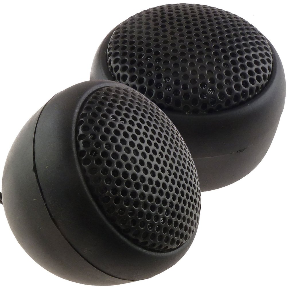1.5" Micro Tweeter Pair 550W CAR Truck Hard Dome Built in Crossover US Shipper