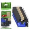 6/Pack LM Tapes - LMe-MQ835 Premium 1/2" White Print on Satin Gold Label Compatible with Ptouch TZe-MQ835 Tape TZMQ835 and Includes a Nice Tape Color/Size Guide. Replaces 12mm 0.47 Laminated view 1
