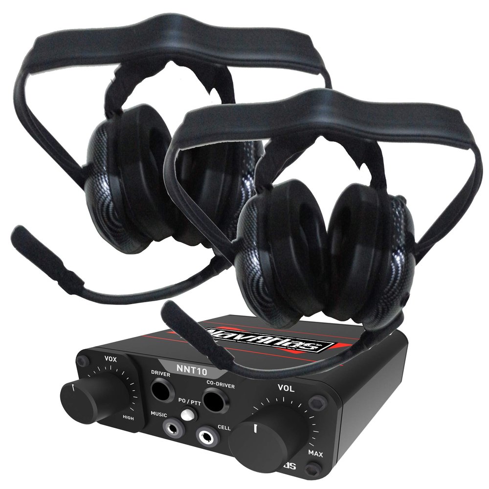 NavAtlas 10 Intercom W/Headset Behind The Head