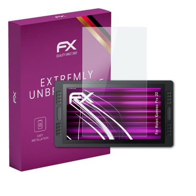 atFoliX Plastic Glass Protective Film compatible with Huion Kamvas Pro 20, 9H Hybrid-Glass FX Screen Protector