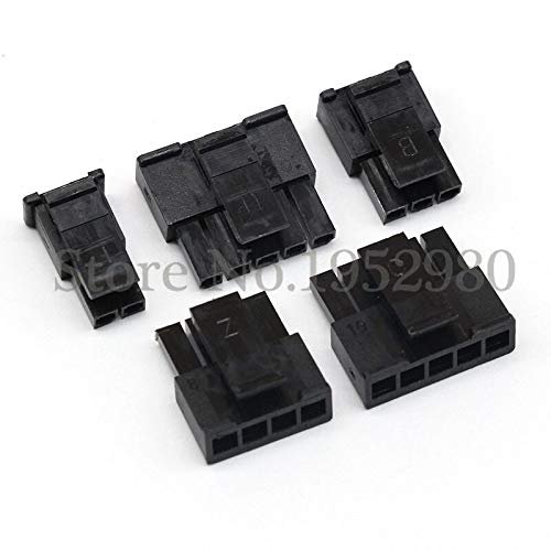 Davitu 30PCS Molex Micro-Fit 3.0 mm Connector MX3.0 Single Row Male Housing 2/3/4/5/6/7/8 Pin 43645 Series - (Color: 6P)