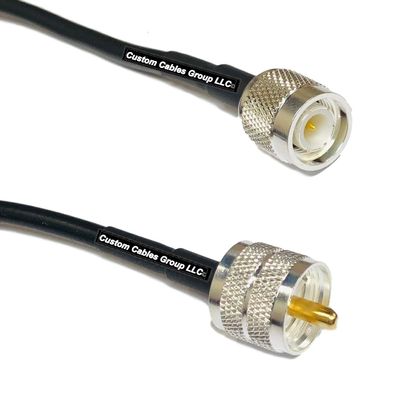 10 feet RG58 Silver Plated TNC Male to PL259 UHF Male RF Coaxial Cable