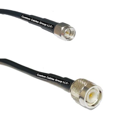 10 feet RG58 Silver Plated SMA Male to TNC Male RF Coaxial Cable