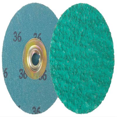 Weiler 60378 Saber Tooth Ceramic Alumina Blending Disc, 3" Diameter, 80 Grit, Type R Hub Style Compatable with 3M Roloc, Made in The USA (Pack of 100)