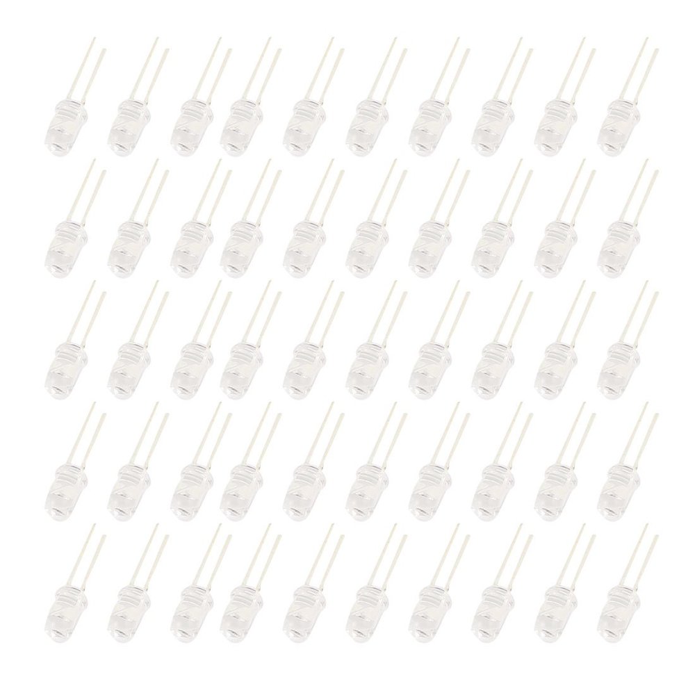 Aexit 50 Pcs Surveillance Video Equipment High Power 850 Nano IR Infrared LED Diode SD-DR510C8 for Video Transmission Systems CCTV Camera