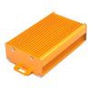 Aexit 113 x Audio & Video Accessories 70 x 35mm Multi-Purpose Electronic Extruded Aluminum Enclosure Connectors & Adapters Box Golden view 1