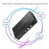 Digital to Analog Audio Converter with Remote, 192KHz/24bit Digital Coaxial Toslink to Analog L/R RCA 3.5mm Audio with Both Toslink Cable and Coaxial Cable view 2