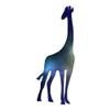 Giraffe Silhouette - Vinyl Decal Sticker - 6.5" x 17" - Galaxy view 1