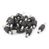Aexit 20Pcs 2.1 Batteries, Chargers & Accessories x 5.5mm Male to Male DC Power Jack Adapter Connector for Power Converters CCTV Camera view 1