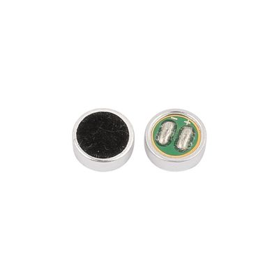 Aexit 2Pcs 6mm Speakers x 2.2mm Capacitive Electret Microphone Pickup Satellite Speakers 30-44DB Sensitivity