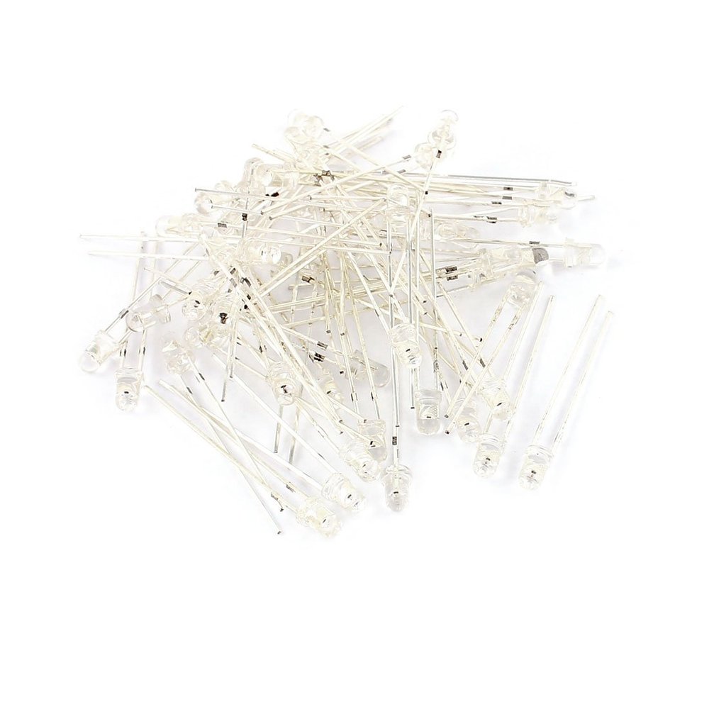 Aexit 50 Pcs Surveillance Video Equipment Low Power 940 Nano IR Infrared LED Diode SD-DR312C8 for Video Transmission Systems CCTV Camera