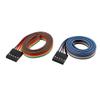 Aexit 2 Pcs Audio & Video Accessories Female 5P Jumper Wires Cables Pi Pic Breadboard DIY Connectors & Adapters 50cm Long view 1