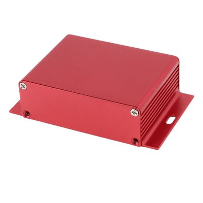 Aexit 62 x Surveillance Video Equipment 104 x 28mm Multi-Purpose Electronic Extruded Aluminum Enclosure Video Transmission Systems Case Red