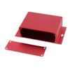 Aexit 62 x Surveillance Video Equipment 104 x 28mm Multi-Purpose Electronic Extruded Aluminum Enclosure Video Transmission Systems Case Red view 4