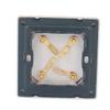 Aexit Audio Speaker Door Control Wall Plate Panel 4 Binding Post for Banana Gold Keyswitches Tone 86x86mm view 3