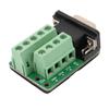 Aexit DB9 RS232 Audio & Video Accessories Serial Female Adapter Plate 9 Position Terminal Connector Signal Module Green with Connectors & Adapters Insulation Pads view 2