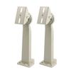 Aexit 2pcs Wall Surveillance Accessories Mount CCTV Security Camera Housing Aluminum Mounting Bracket Gray Surveillance Housing & Mounting Brackets 300mm Height view 1