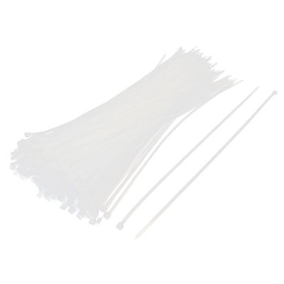 Aexit 8mm x Cord Management 450mm Self Locking Reusable Cable Zip Ties Cable Ties Beige 250pcs