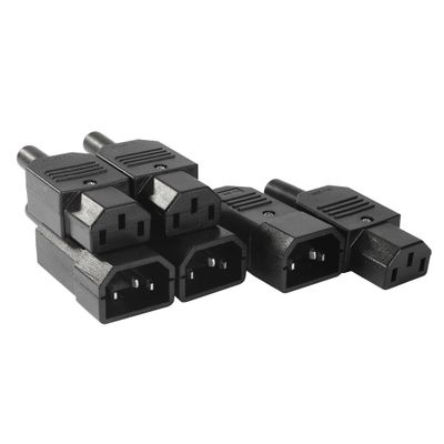 Aexit 3Pair AC250V Range Parts & Accessories 10A 3 Prong Plug Adapters Terminals Panel Mount IEC320 C14 Socket and C13 Connectors IEC quality Plug Receptacles Power Cords