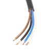 Aexit M8 Bend Electrical Male 4 Pins Connector Aviation Electrical Cable Plugs 2 M view 2