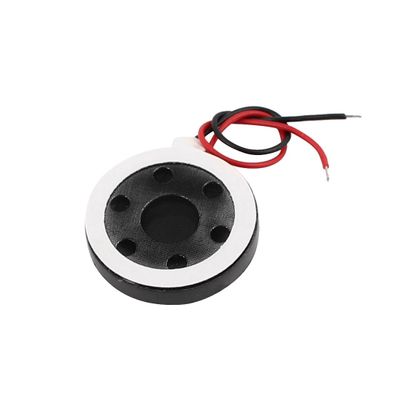Aexit 18mm Dia Speakers 8 Ohm 1W 2-Wire Mini Audio Mediant Internal Magnetic Speaker Satellite Speakers for Tablet