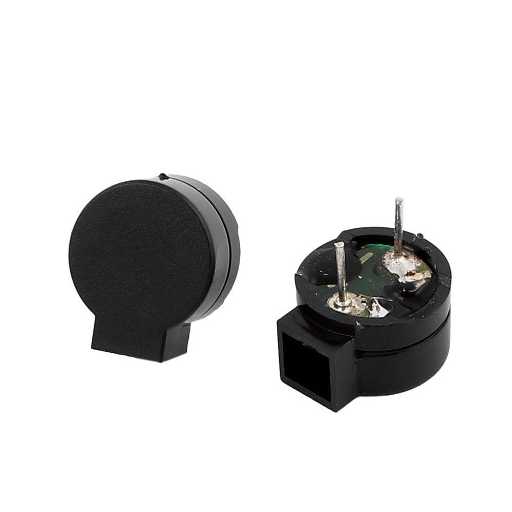 Aexit 2pcs DC Speakers 5V 2 Terminals Single-Side Buzz Passive Stereo Electronic Satellite Speakers Buzzer 13x11x7mm