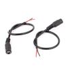 Aexit 2Pcs 2.1x5.5 Batteries, Chargers & Accessories mm Female Socket DC Power Cable Connector 27cm for Power Converters CCTV Camera view 1