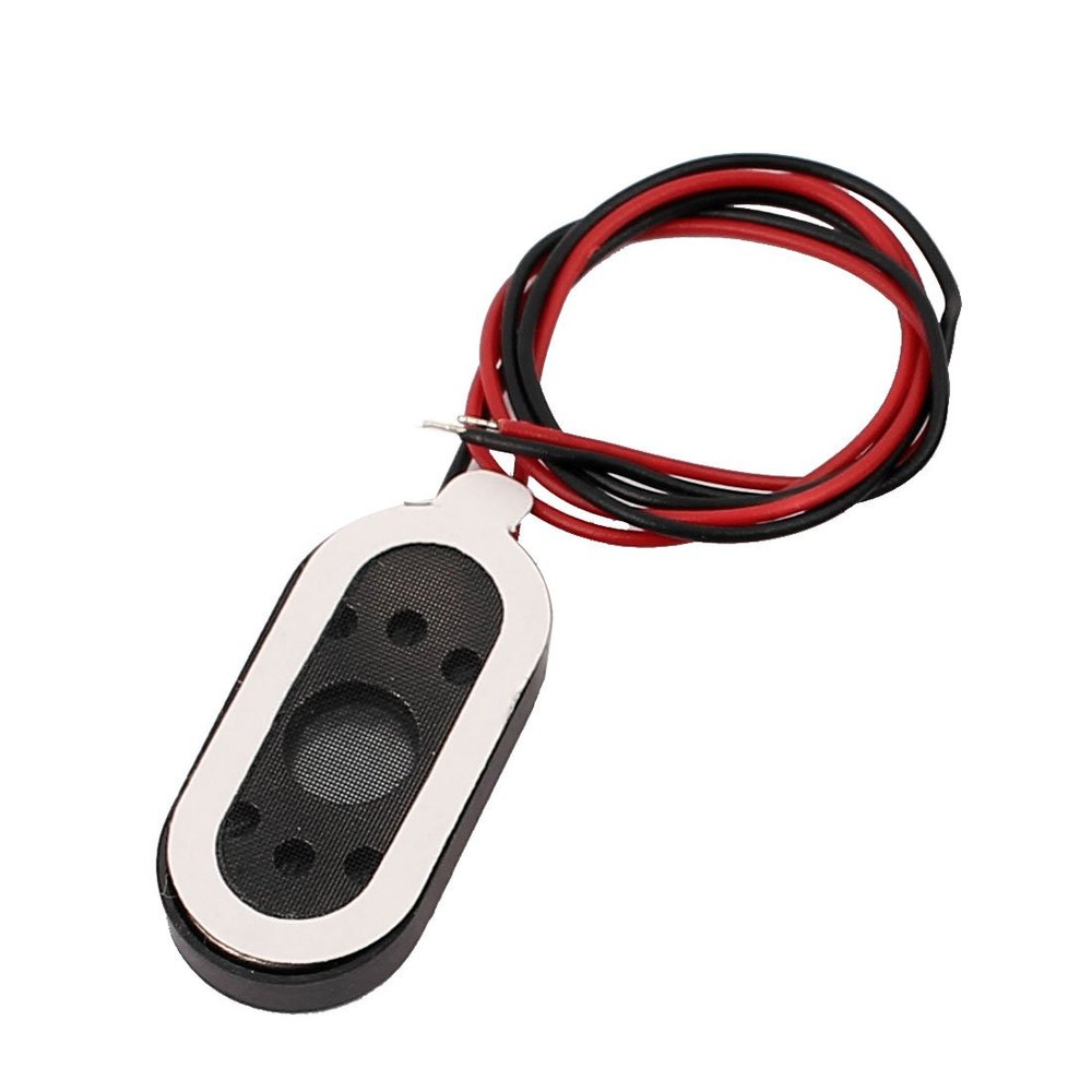 Aexit Oval 8 Speakers Ohm 1W Dual Wire Mini Audio Mediant Stereo Speaker for Satellite Speakers Tablet PC