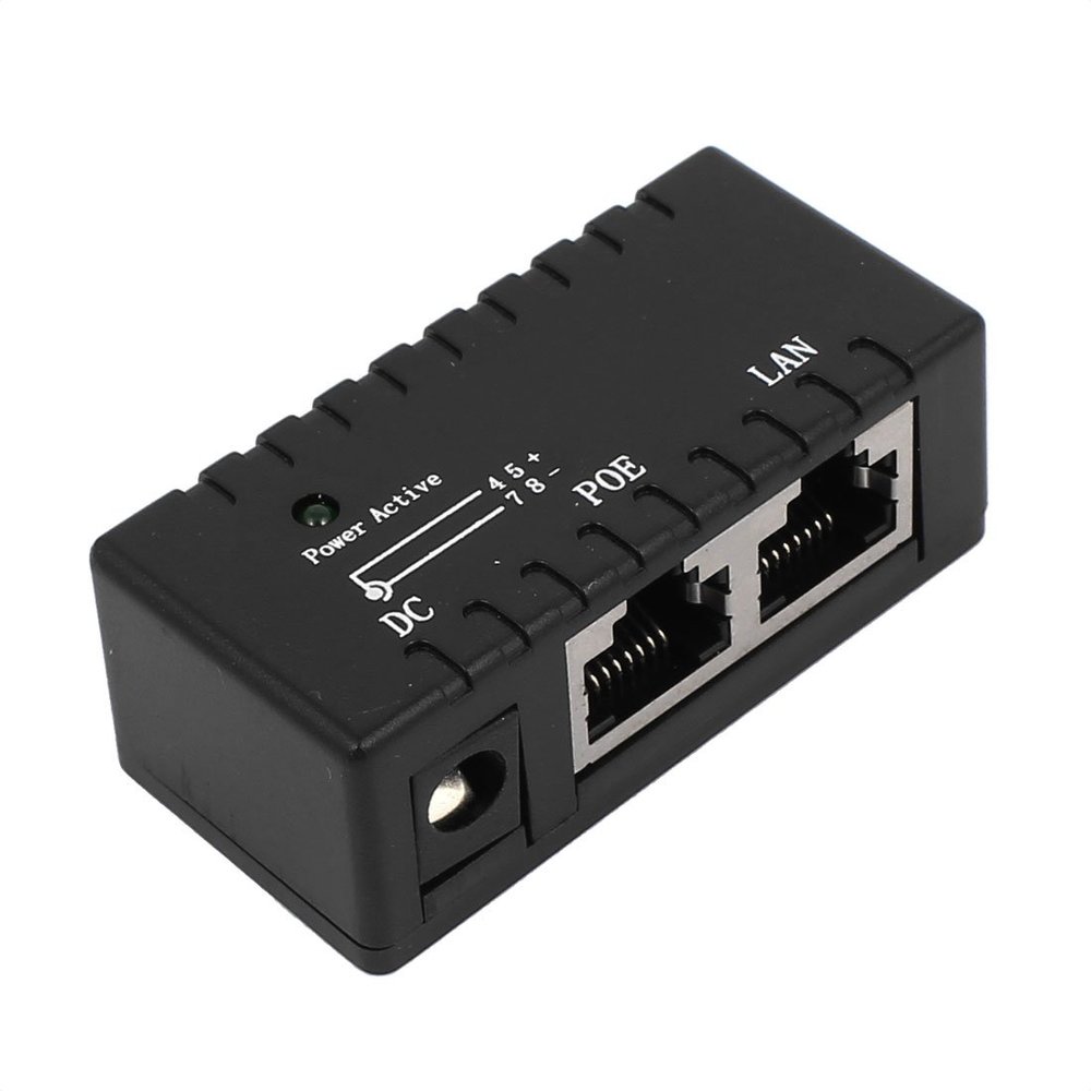 Aexit RJ45 Connector Network Adapters POE Injector Power Over Ethernet Adapter Network Adapters Power Supply