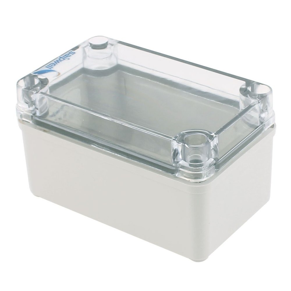 Aexit 130 x Cable Assemblies 80 x 70mm Transparent Cover Sealed Box Waterproof Junction Power Cables Box Enclosure