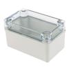 Aexit 130 x Cable Assemblies 80 x 70mm Transparent Cover Sealed Box Waterproof Junction Power Cables Box Enclosure view 1