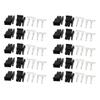 Aexit 20Set 3.0mm Audio & Video Accessories 2P Plastic SM Female Housing Crimp Terminal Connectors & Adapters Connector Black view 1