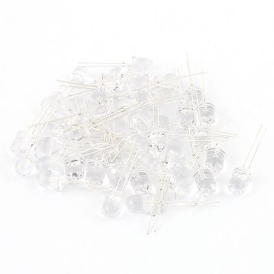 Aexit 50 Pcs Surveillance Video Equipment Low Power 850nm IR Infrared LED Diode SD-DR812C8 for Video Transmission Systems CCTV Camera