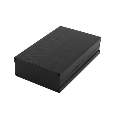 Aexit 153 x Audio & Video Accessories 97 x 40mm Multi-Purpose Electronic Extruded Aluminum Enclosure Connectors & Adapters Box Black
