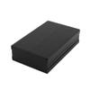 Aexit 153 x Audio & Video Accessories 97 x 40mm Multi-Purpose Electronic Extruded Aluminum Enclosure Connectors & Adapters Box Black view 1