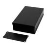 Aexit 153 x Audio & Video Accessories 97 x 40mm Multi-Purpose Electronic Extruded Aluminum Enclosure Connectors & Adapters Box Black view 2