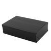 Aexit 153 x Audio & Video Accessories 97 x 40mm Multi-Purpose Electronic Extruded Aluminum Enclosure Connectors & Adapters Box Black view 3