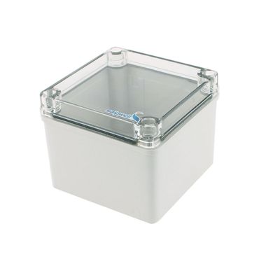 Aexit 125 x Cable Assemblies 125 x 100mm Transparent Cover Sealed Box Waterproof Junction Power Cables Box Enclosure