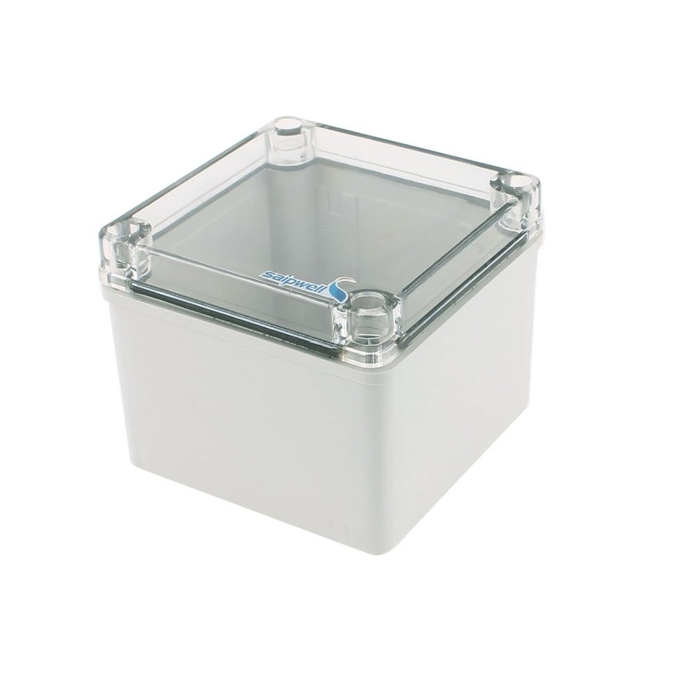 Aexit 125 x Cable Assemblies 125 x 100mm Transparent Cover Sealed Box Waterproof Junction Power Cables Box Enclosure