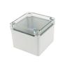 Aexit 125 x Cable Assemblies 125 x 100mm Transparent Cover Sealed Box Waterproof Junction Power Cables Box Enclosure view 1