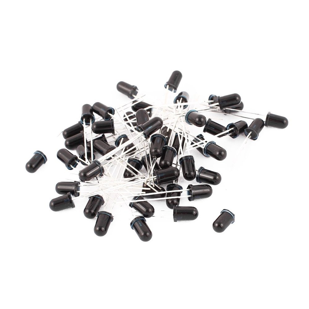 Aexit 50 Pcs Accessories Low Power 940 Nano IR Infrared LED Diode SD-JS512C9 for IR Illuminators CCTV Camera