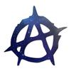 Anarchy Symbol - Vinyl Decal Sticker - 12.75" x 12" - Galaxy view 1