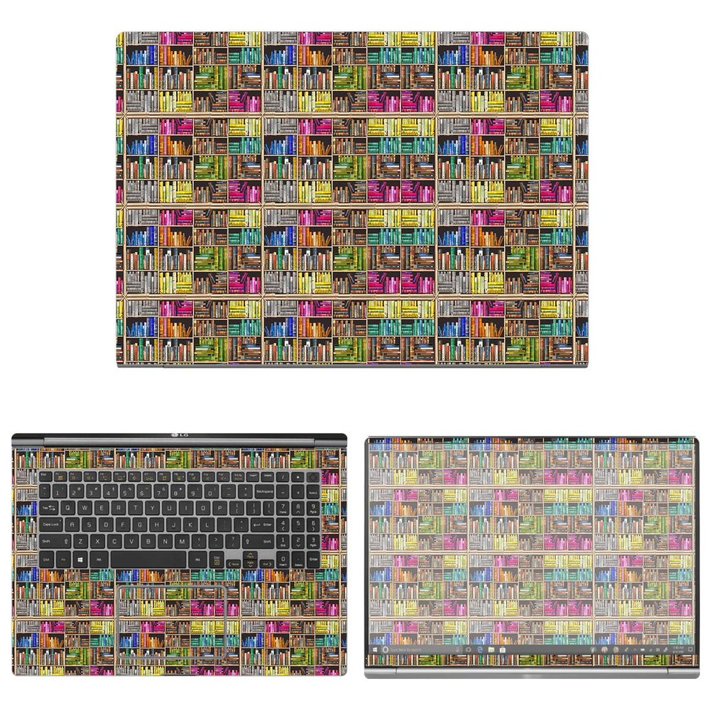 Decalrus - Protective Decal Books Skin Sticker for LG Gram 17Z990 (17.3" Screen) case Cover wrap LGgram17_17Z990-118
