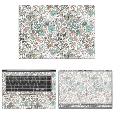 Decalrus - Protective Decal Floral Skin Sticker for LG Gram 17Z990 (17.3" Screen) case Cover wrap LGgram17_17Z990-175