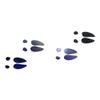 Buck Deer Tracks - Vinyl Decal Sticker - 12" x 5" - Galaxy view 1