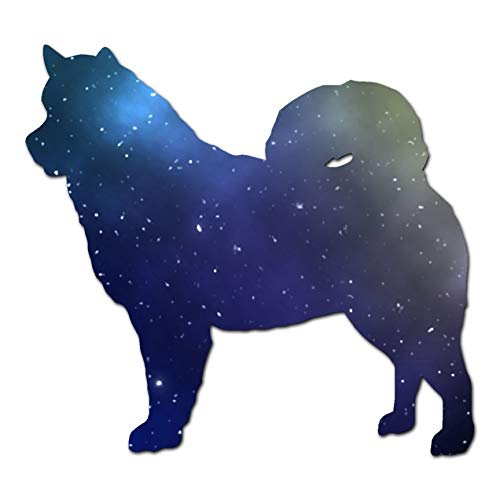 Alaskan Malamute Dog Breed - Vinyl Decal Sticker - 13" x 12" - Galaxy